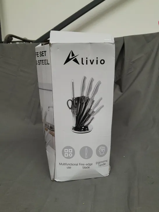 BOXED ALIVIO STAINLESS STEEL KNIFE SET 