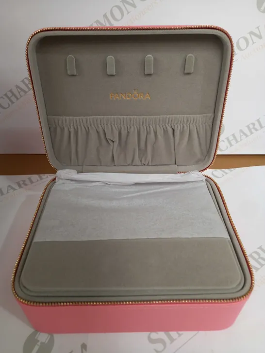 PANDORA PINK EMPTY JEWELLERY BOX 