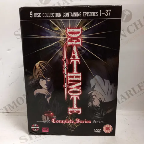 DEATH NOTE 9 DISC COMPLETE DVD SERIES COLLECTION