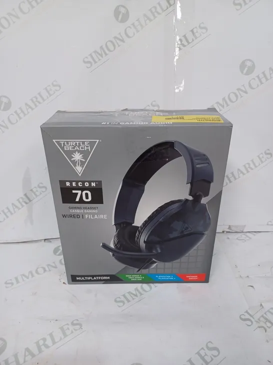 TURTLE BEACH RECON 70 MULTIPLATFORM WIRED GAMING HEADSET 