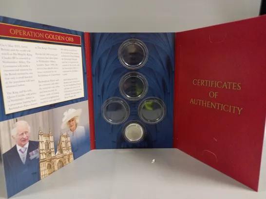 THE CORONATION OF HIS MAJESTY KING CHARLES III COIN STARTER SET 