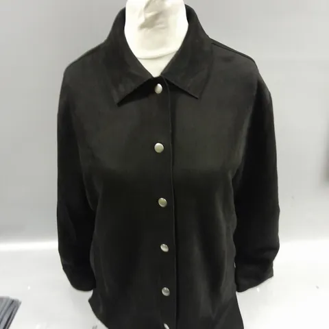 WYNNE LAYER BUTTONED SUEDE SHIRT SIZE S