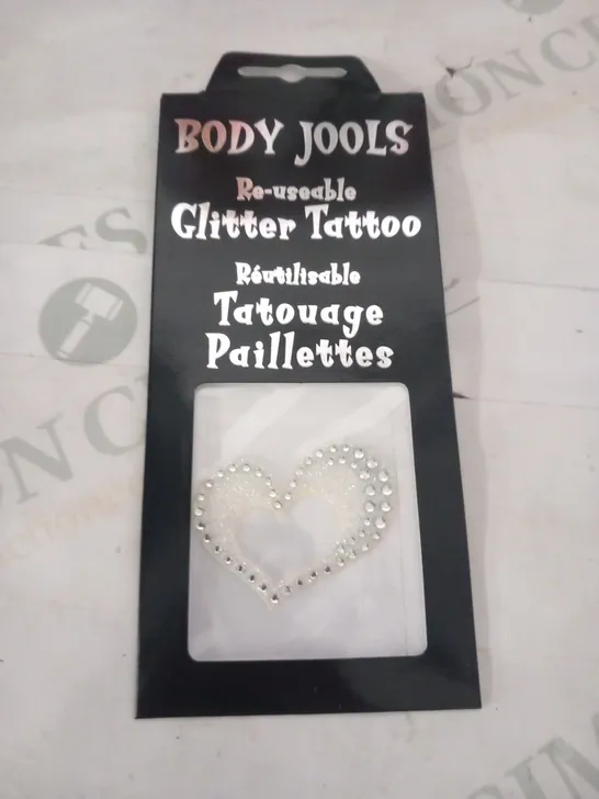 APPROXIMATELY 200 BODY JOOLS REUSABLE HEART GLITTER TATTOOS 