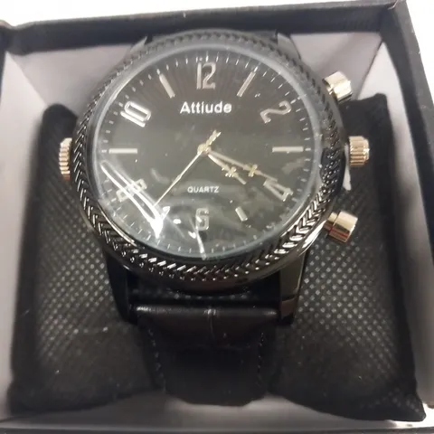 BOXED ATTITUDE WRIST WATCH