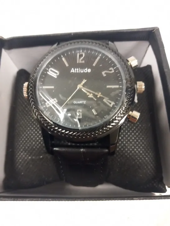 BOXED ATTITUDE WRIST WATCH