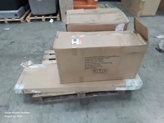 PALLET CONTAINING VARIOUS FURNITURE PARTS