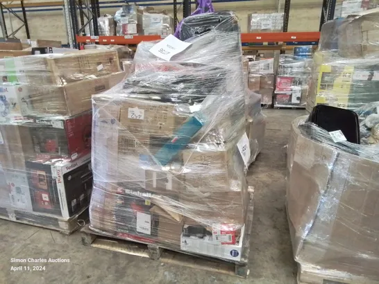 PALLET OF APPROXIMATELY 37 UNPROCESSED RAW RETURN HOUSEHOLD AND ELECTRICAL GOODS TO INCLUDE;