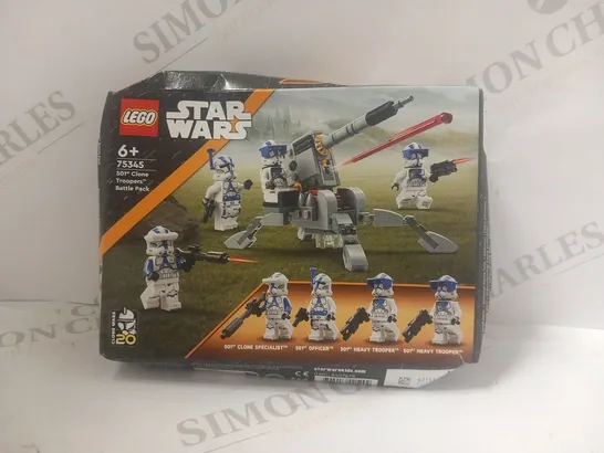 BOXED LEGO 75345 501ST CLONE TROOPERS BATTLE PACK