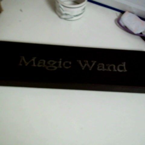 UN-OFFICIAL REPLICA OF HERMIONE GRANGER'S LIGHT-UP WAND FROM HARRY POTTER FRANCHISE, WITH DARK MARK STICKER