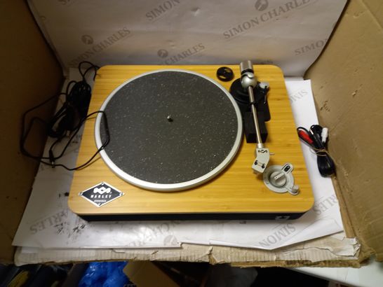 BOXED HOUSE OF MARLEY STIR IT UP RECORD PLAYER