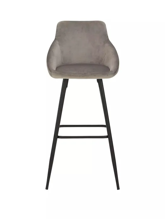 DAHLIA BAR STOOL - GREY/BLACK RRP £79