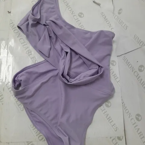 BRAVE SOUL ONE PIECE SWIMSUIT IN LAVENDER SIZE L 