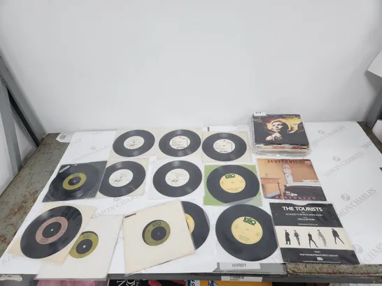 A COLLECTION OF 39 X EURYTHMICS, THE TOURISTS (PRE EURYTHMICS). COLLECTION VALUED AT CIRCA £200.