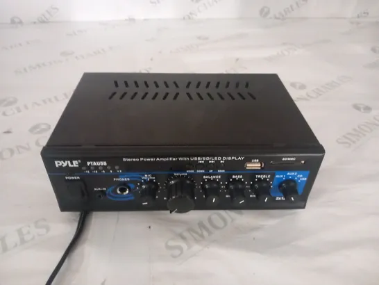 PYLE USA PTAU55 2X120W STEREO POWER AMPLIFIER RRP £124.99