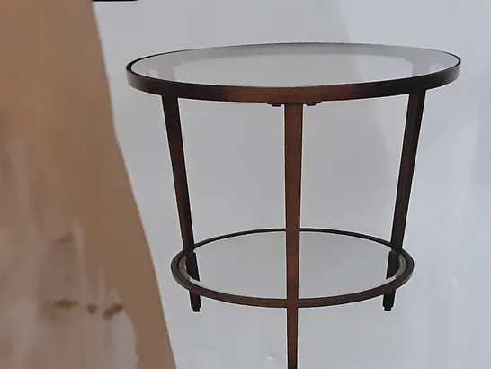 BOXED CAPRICE SIDE TABLE   , H52 X W42 X D32CM 