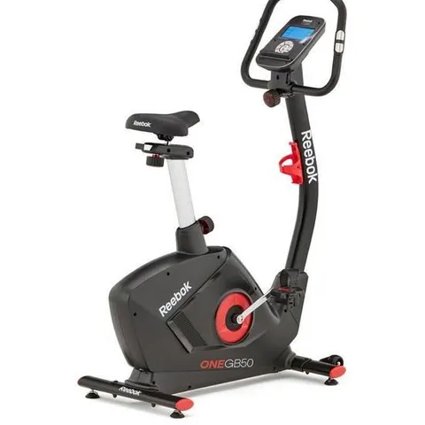 BOXED REEBOK GB50 ONE SERIES BLACK EXERCISE BIKE (1 BOX)