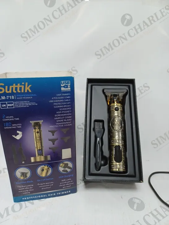 BOXED SUTTIK PROFESSIONAL HAIR TRIMER LM-718