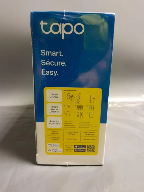 SEALED TAPO OUTDOOR SECURITY WI-FI CAMERA C320WS