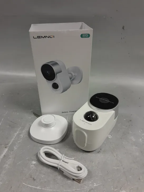 BOXED LEMNOI A103 BATTERY POWERED SECURITY CAMERA 