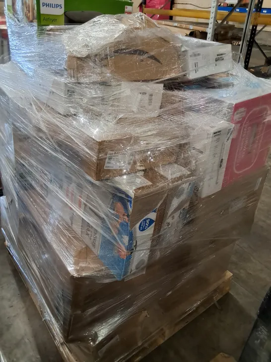 PALLET OF APPROXIMATELY 32 UNPROCESSED RAW RETURN HOUSEHOLD AND ELECTRICAL GOODS TO INCLUDE;