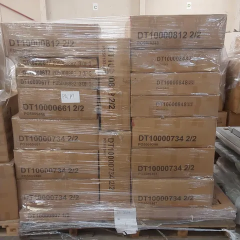 PALLET OF INCOMPLETE FURNITURE PARTS 