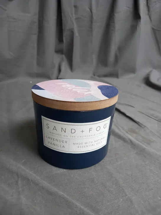 SAND + FOG LAVENDER VANILLA 21 OZ SCENTED CANDLE