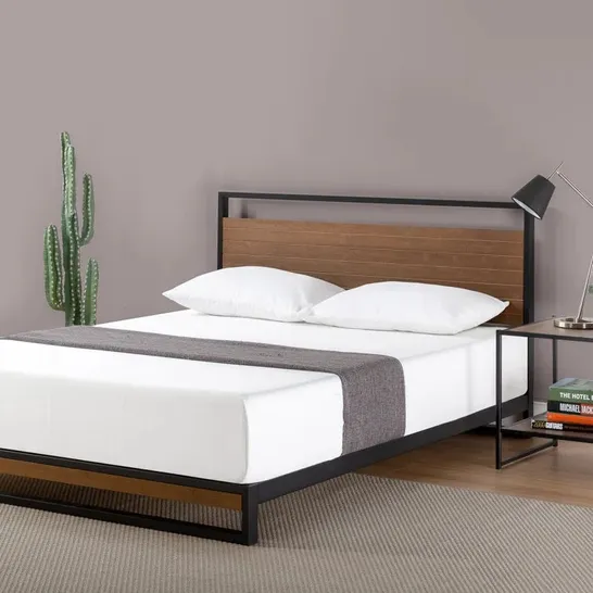 BOXED GEMMA SOLID STEEL BED FRAME // SIZE & COLOUR UNSPECIFIED (1 BOX)