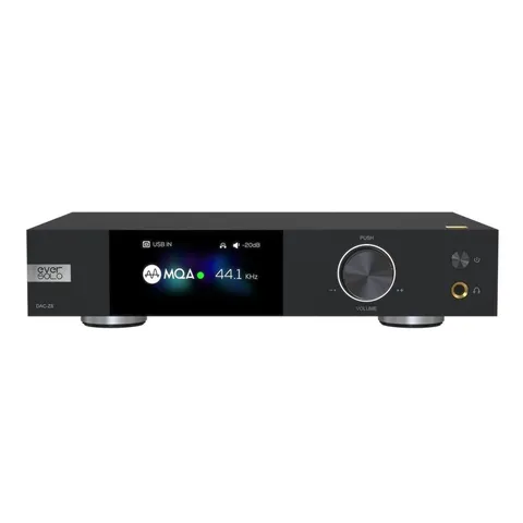 BRAND NEW BOXED EVERSOLO DAC-Z8 DIGITAL TO ANALOG CONVERTER MQA FULL DECODER ES9038PRO DAC XMOS DSD512 PCM768KHZ/32BIT BLUETOOTH 5.0 APTX HD, BLACK (1 BOX)