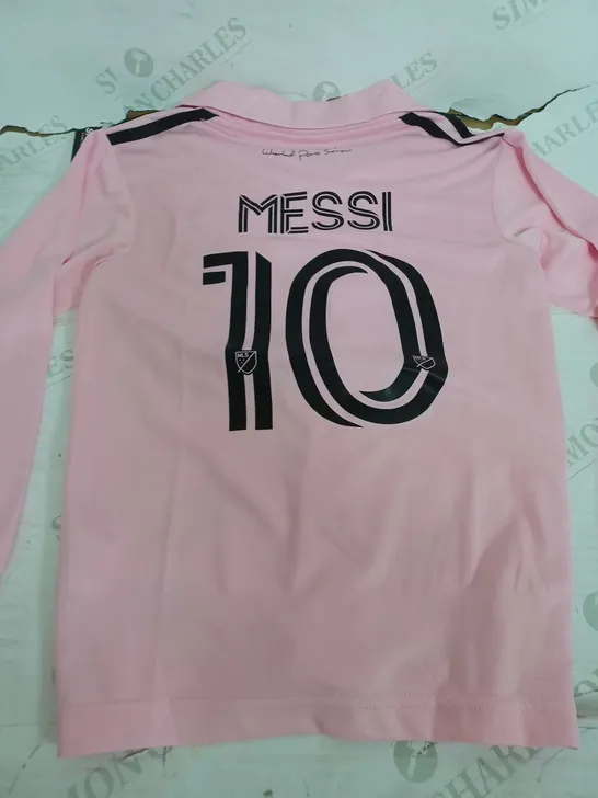 INTERNACIONAL MIAMI FOOTBALL CLUB KIT - MESSI 10 - KIDS SIZE 22