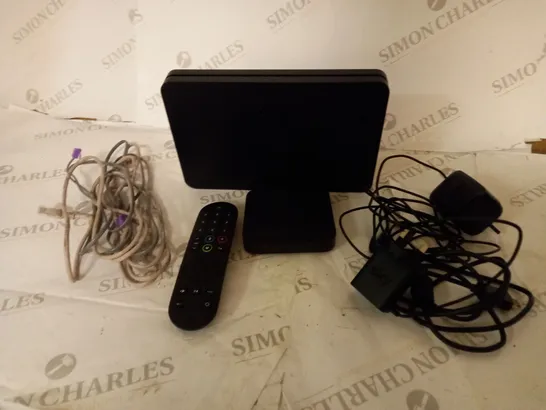 BOXED SKY BOX WITH POWER SUPPLIES, REMOTE CONTROL AND CABLES