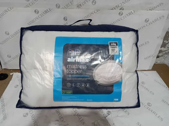 PACKAGED SILENTNIGHT AIRMAX MATTRESS TOPPER - KING SIZE 