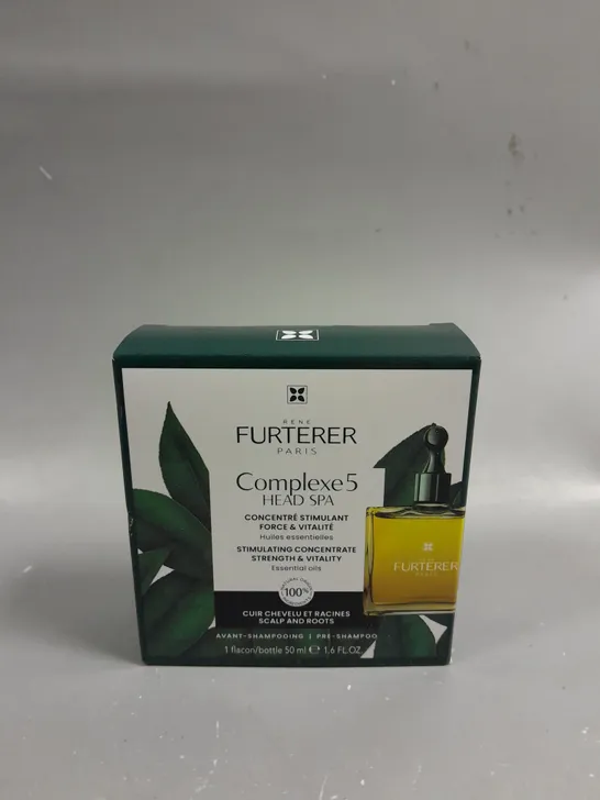 BOXED RENE FURTERER COMPLEXE 5 STIMULATING PLANT EXTRACT PRE-SHAMPOO 50ML