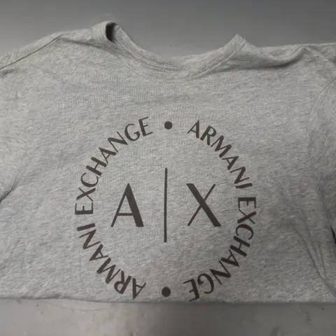 ARMANI EXCHANGE T-SHIRT IN GREY SIZE SMALL