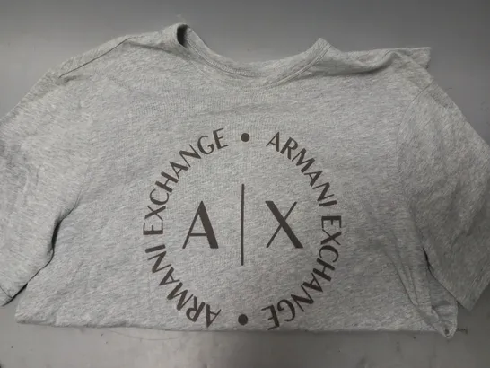 ARMANI EXCHANGE T-SHIRT IN GREY SIZE SMALL