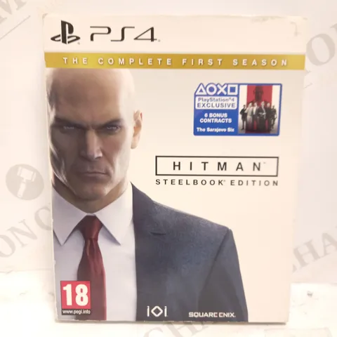 HITMAN THE COMPLETE FIRST SEASON STEELBOOK EDITION PLAYSTATION 4 GAME