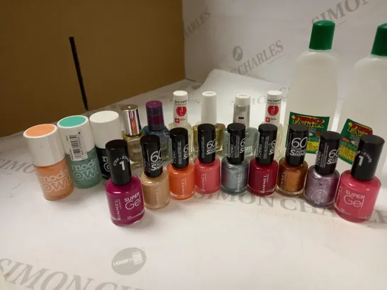 PREMIUM BRAND NAIL POLISH ASSORTMENT APPROX. 20 ITEMS 