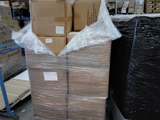 PALLET CONTAINING 19 CASES EACH CONTAINING 150 PLASTIC LONG SLEEVED APRONS