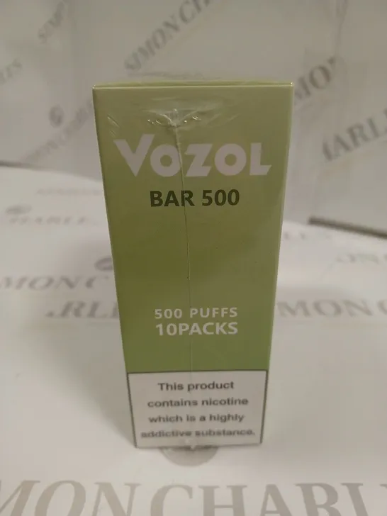 SEALED 10-PACK OF VOZOL BARR 500 E-CIGARETTES - LUSH ICE