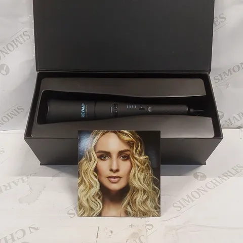 BOXED REVAMP HOLLYWOOD CURL AUTO-ROTATE CERAMIC CURLER