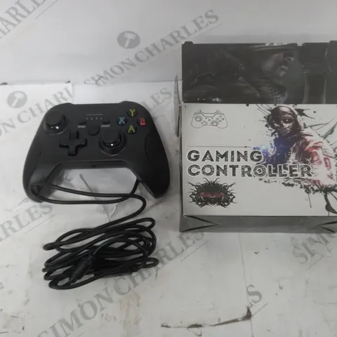 BLACK WIRED GAMING CONTROLLER - BOXED 