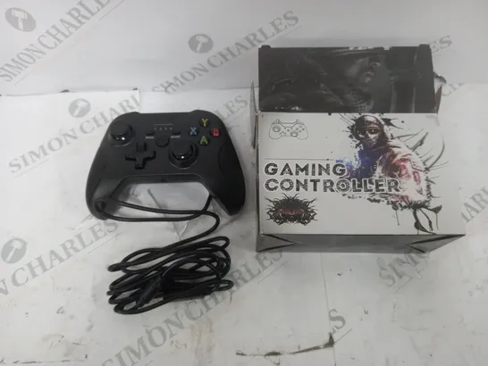 BLACK WIRED GAMING CONTROLLER - BOXED 