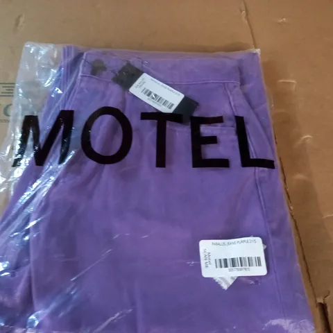 BAGGED MOTEL PARALLEL JEANS IN PURPLE - 31/S