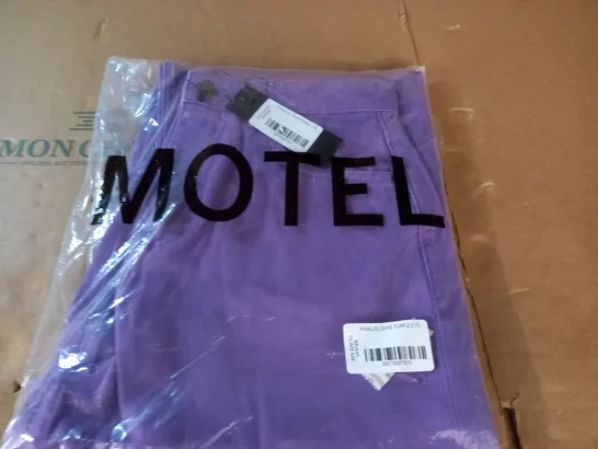 BAGGED MOTEL PARALLEL JEANS IN PURPLE - 31/S