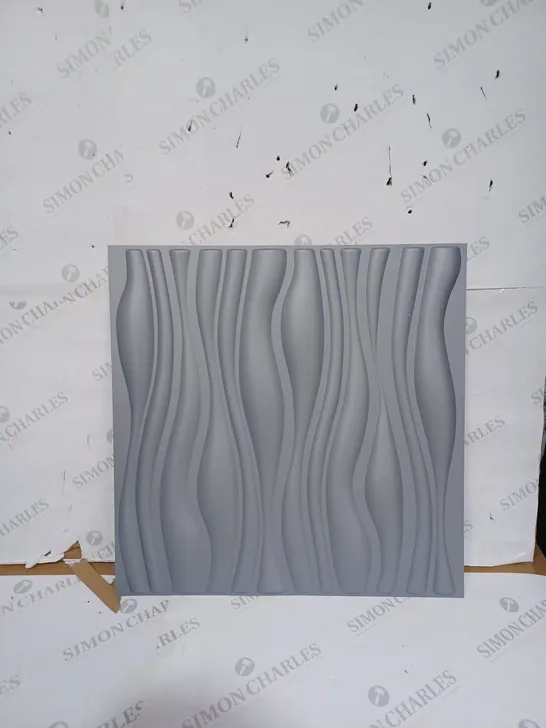 BOXED SEALED ART 3D WALL PANEL IN GREY 12 TILES