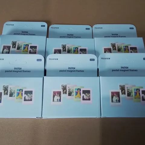 LARGE QUANTITY OF BOXED BRAND NEW FUJIFILM MINI INSTAX PASTEL MAGNET FRAMES