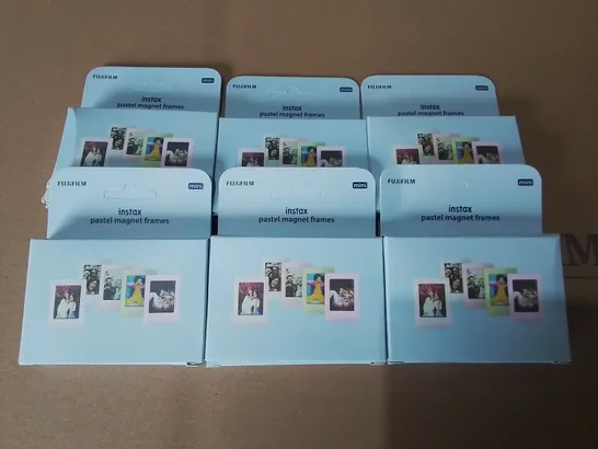 LARGE QUANTITY OF BOXED BRAND NEW FUJIFILM MINI INSTAX PASTEL MAGNET FRAMES