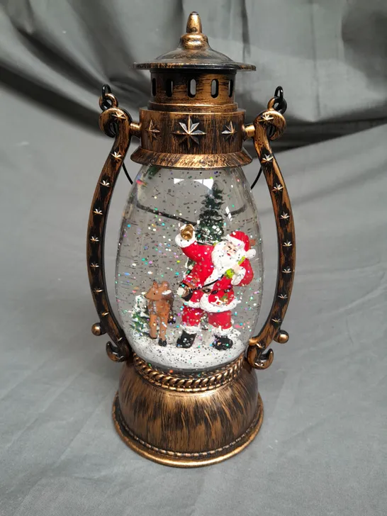 BRONZE SANTA LANTERN