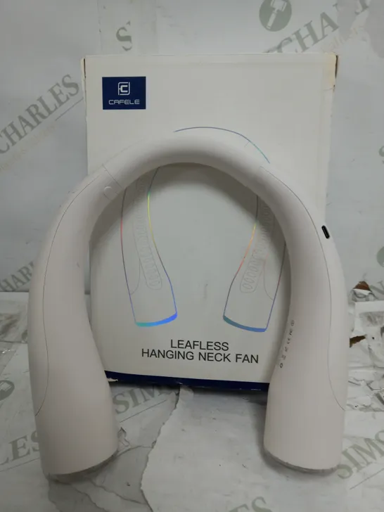 BOXED LEAFLESS HANGING NECK FAN 