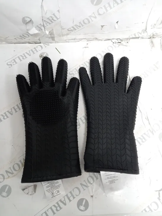 OUTLET COOK'S ESSENTIALS PAIR OF SCRUBBING GLOVES IN BLUE