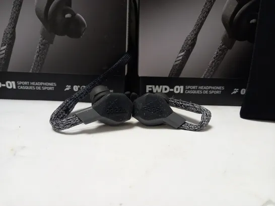 BOX OF 2 ADIDAS FWD-01 SPORT IN-EAR HEADSET - NIGHT GREY 